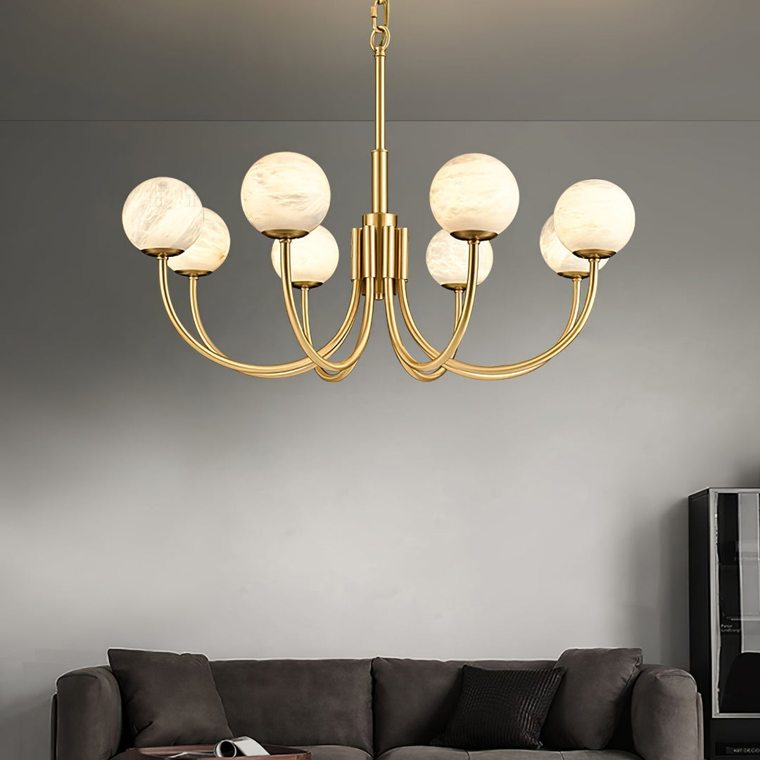 Alira vintage alabastro lampadario
