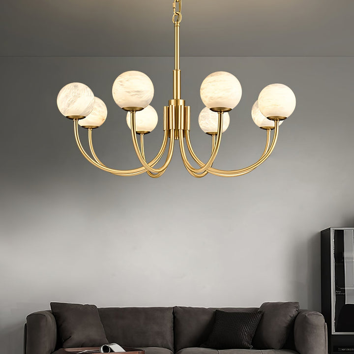 Alira vintage alabastro lampadario
