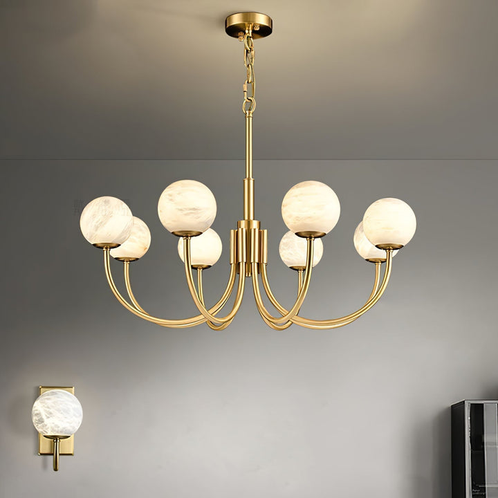 Alira vintage alabastro lampadario