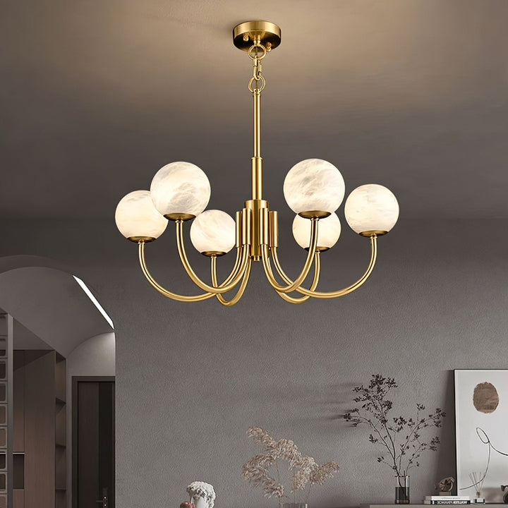 Alira vintage alabastro lampadario