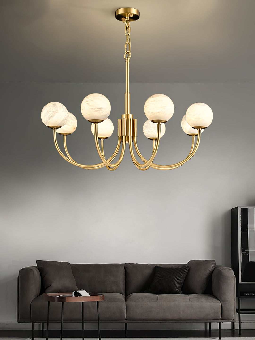 Alira vintage alabastro lampadario