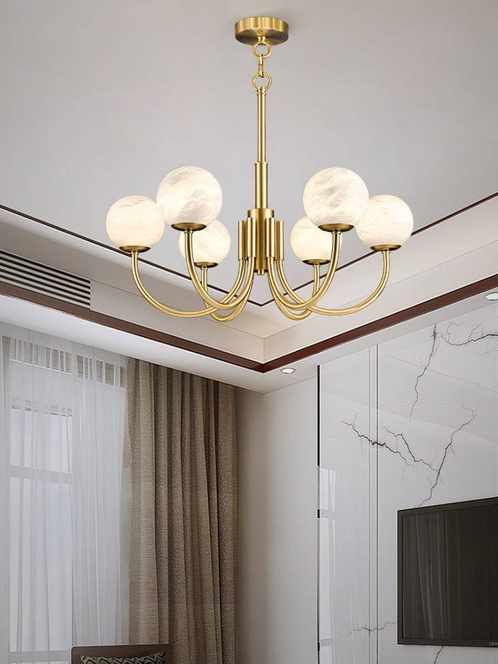 Alira vintage alabastro lampadario