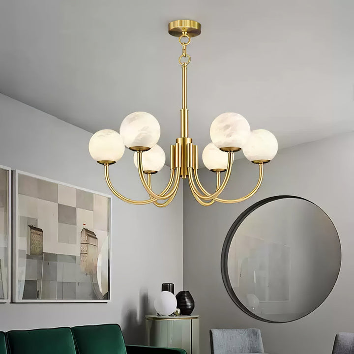 Alira vintage alabastro lampadario