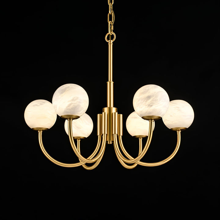 Alira vintage alabastro lampadario