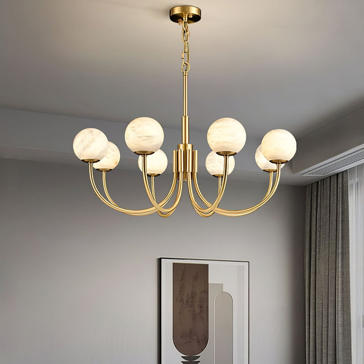 Alira vintage alabastro lampadario