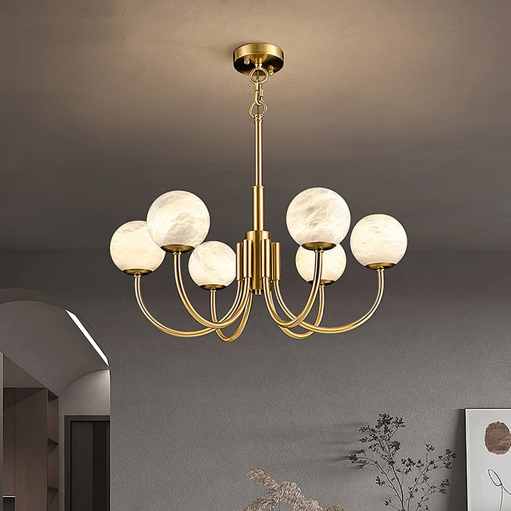 Alira vintage alabastro lampadario