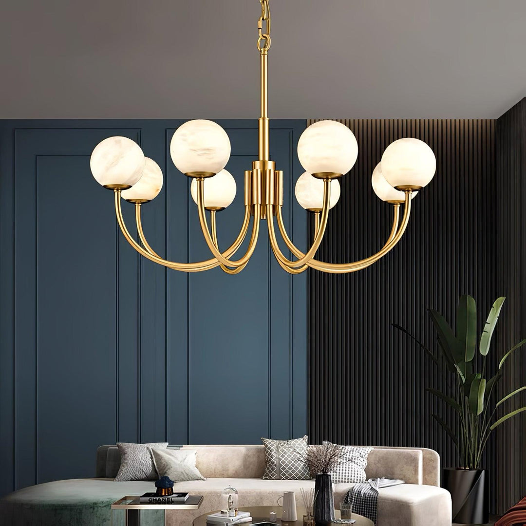 Alira vintage alabastro lampadario
