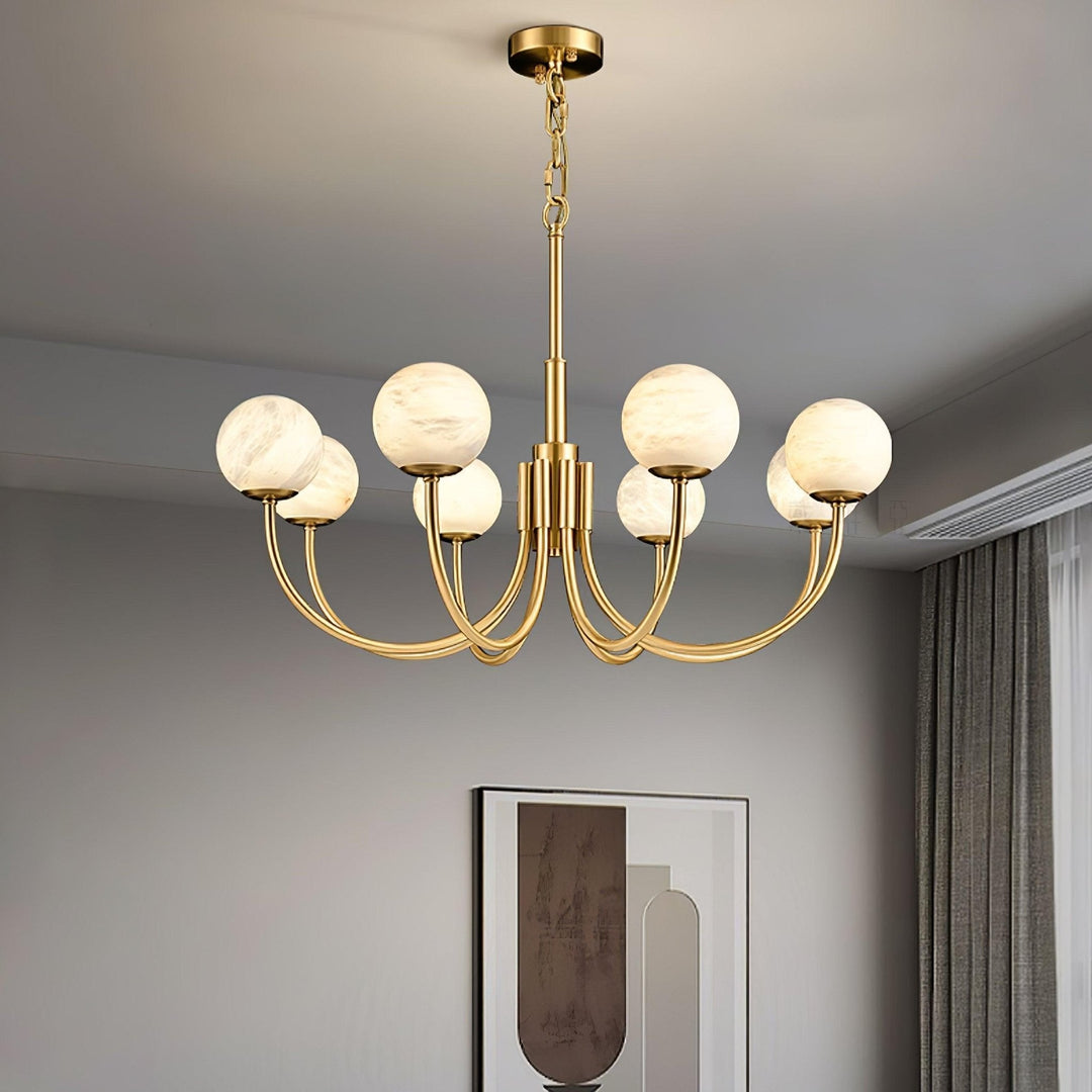 Alira vintage alabastro lampadario