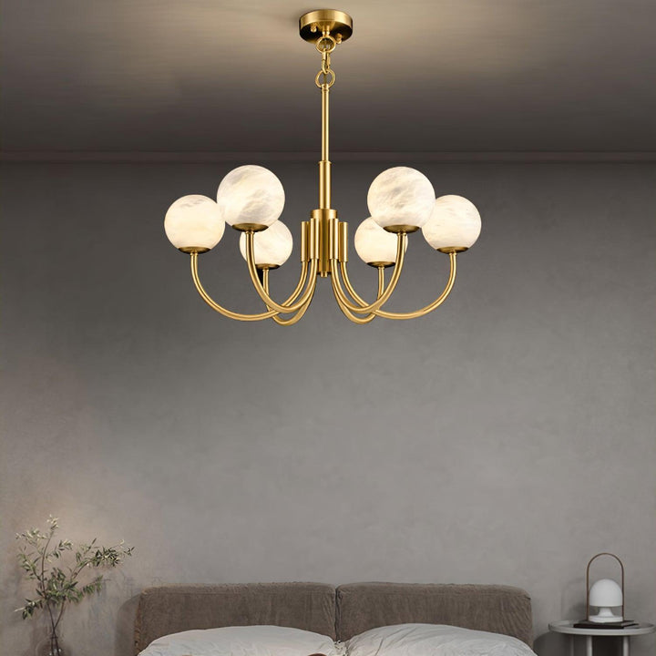 Alira vintage alabastro lampadario