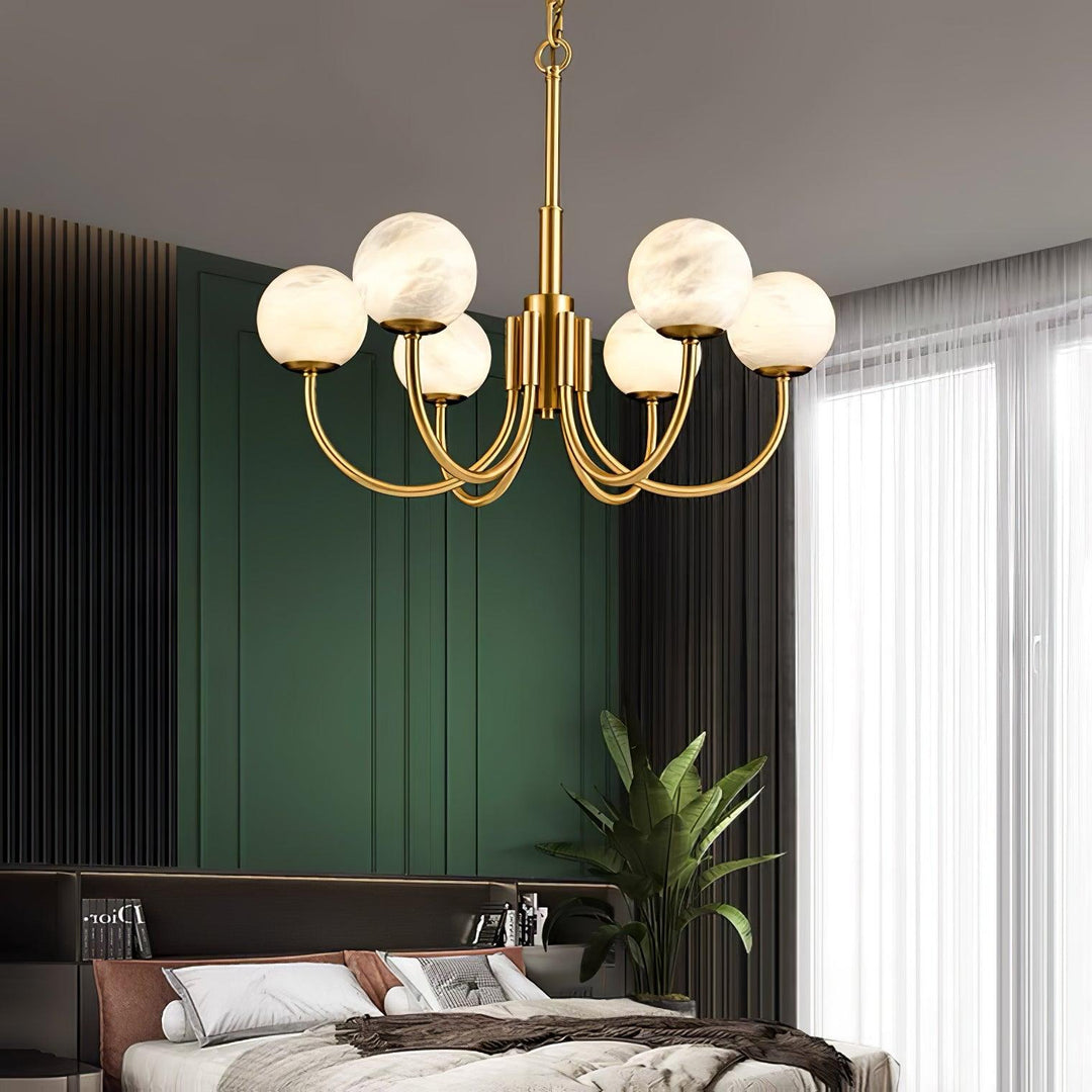 Alira vintage alabastro lampadario