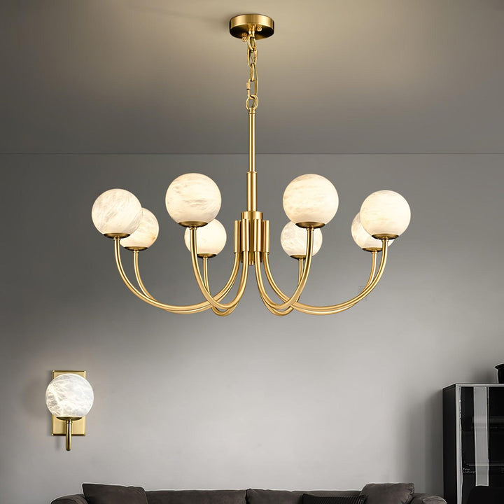 Alira vintage alabastro lampadario