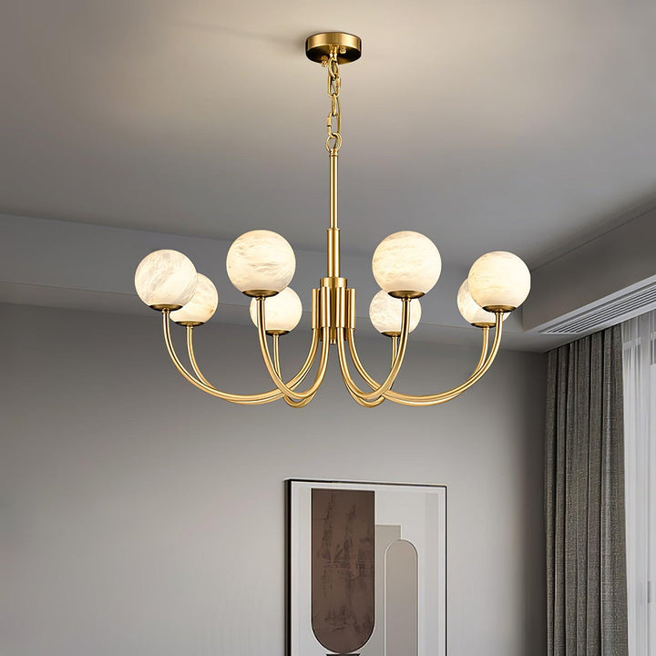 Alira vintage alabastro lampadario