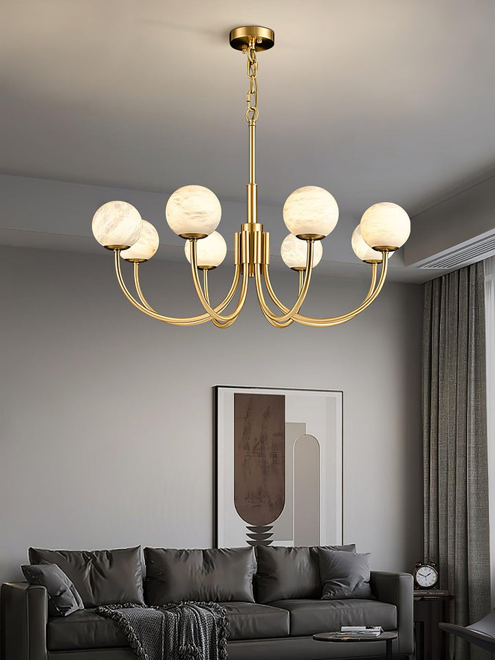 Alira vintage alabastro lampadario