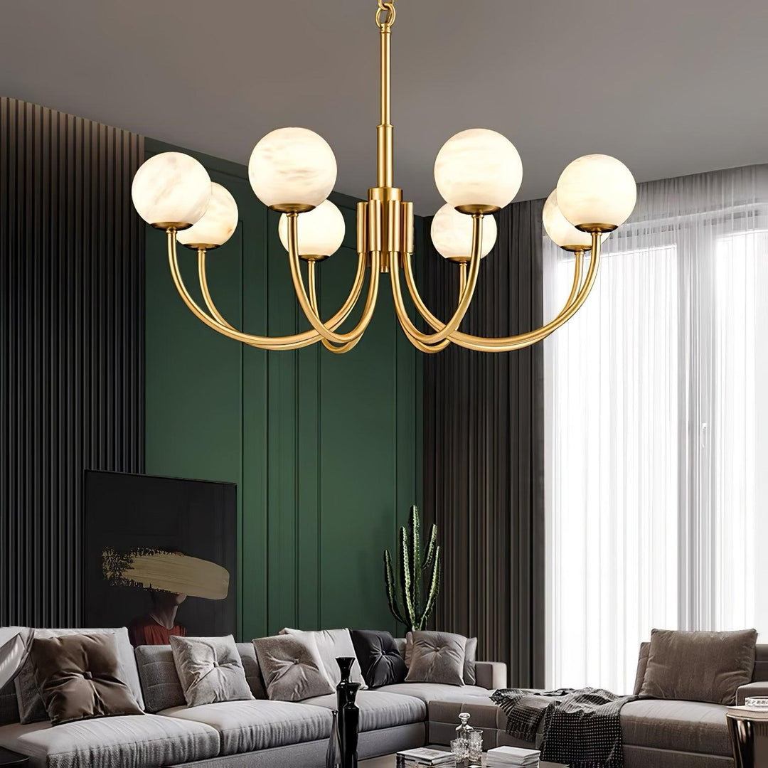 Alira vintage alabastro lampadario
