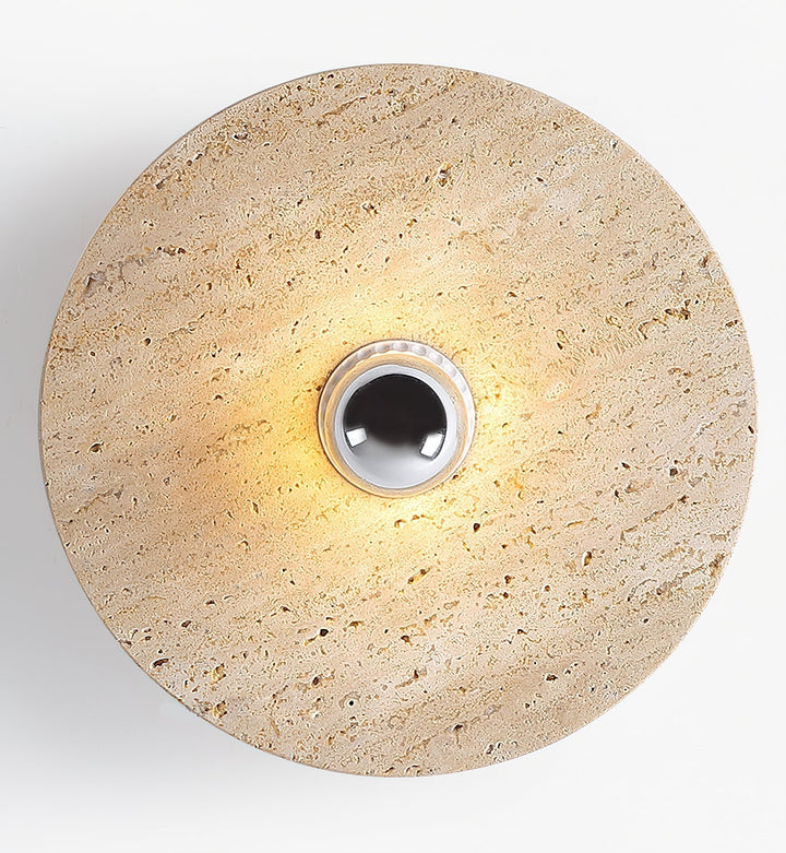 Norarora plafoniera in travertino Beige