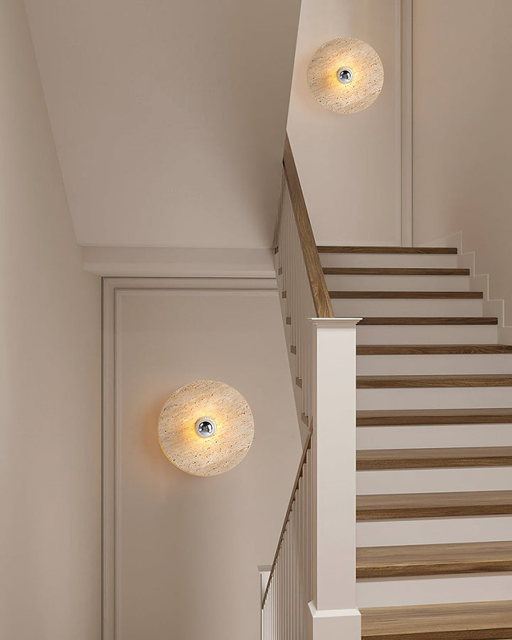 Norarora plafoniera in travertino Beige