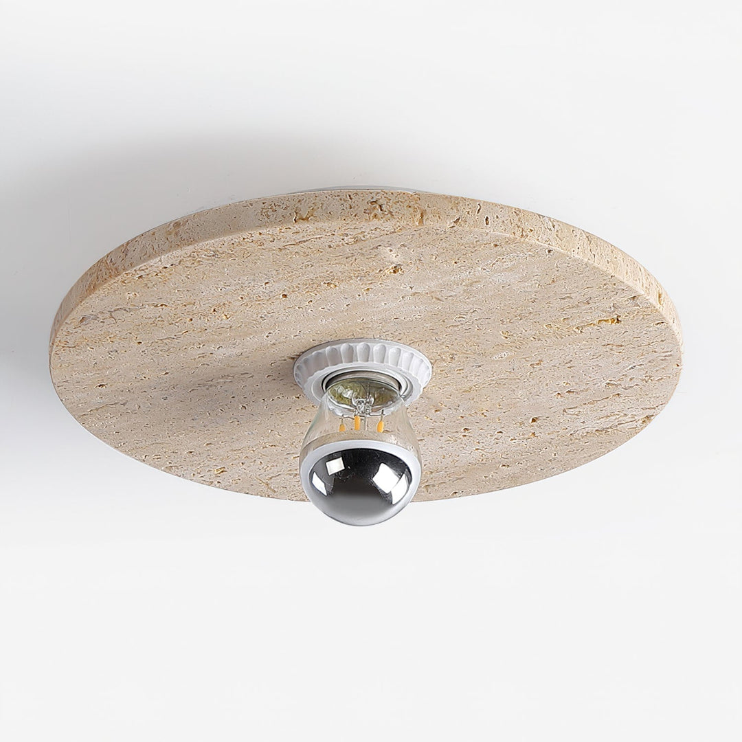 Norarora plafoniera in travertino Beige