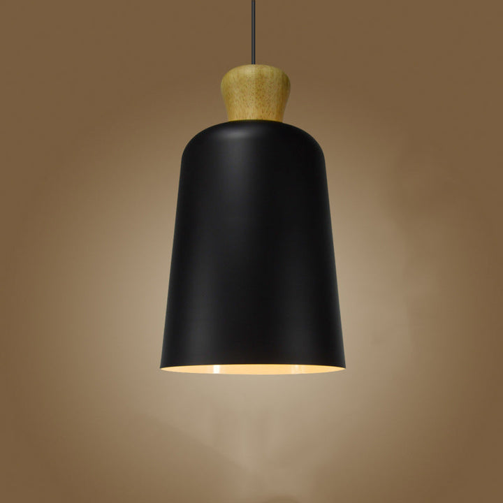 Valentina Minimalismo Metallo/Legno Sospensione Bianco/Nero/Grigio/Marrone Soggiorno