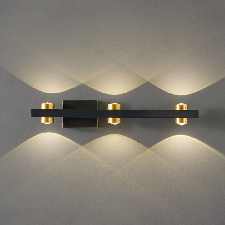 Arisha Moderni LED Applique da Parete Semplice Specchio