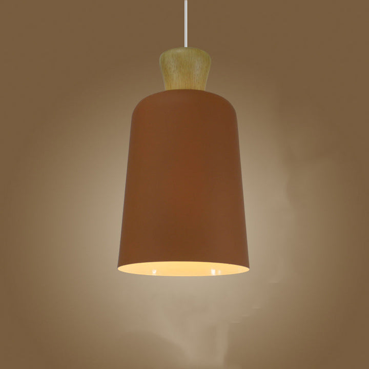 Valentina Minimalismo Metallo/Legno Sospensione Bianco/Nero/Grigio/Marrone Soggiorno