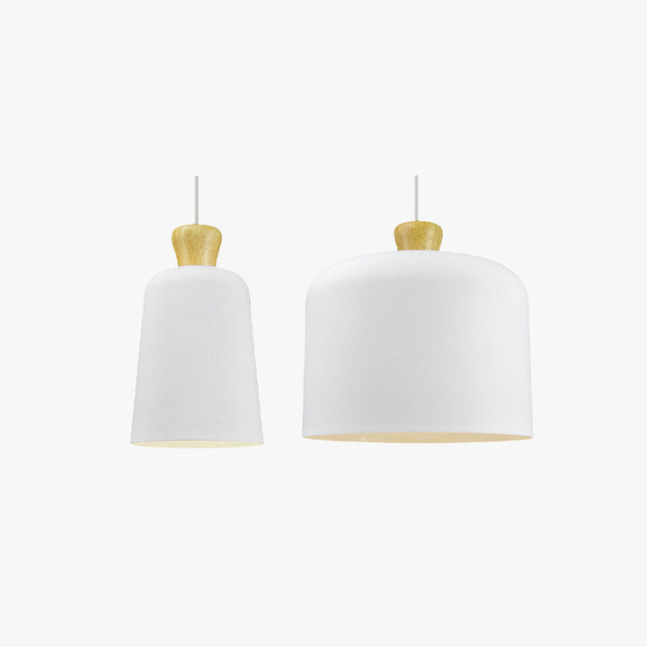 Valentina Minimalismo Metallo/Legno Sospensione Bianco/Nero/Grigio/Marrone Soggiorno