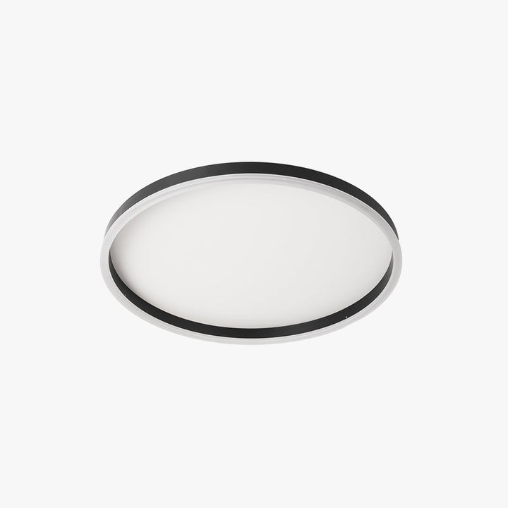 Arisha Minimalista LED Plafoniera Anello Metallo Nero