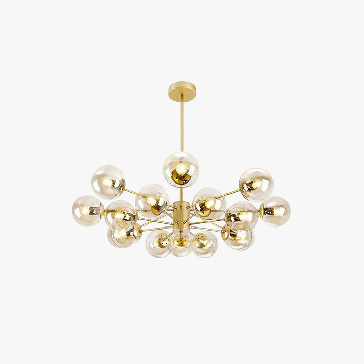 Valentina Moderno LED Semplice Lampade a Sospensione Vetro Metallo Nero/Oro Soggiorno/Camera da Letto