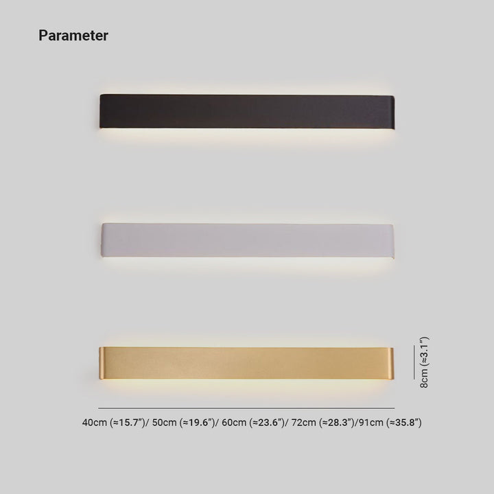 Arisha Minimalista Applique Nero/Bianco/Oro Rettangolare Bagno