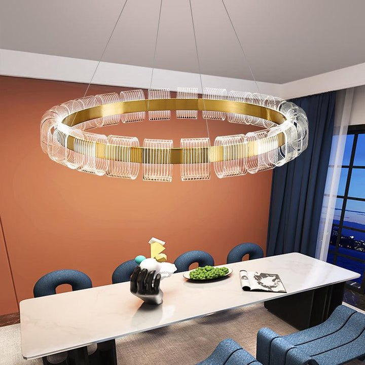 Abrahamson lampadario moderno minimalista di lusso a Forma di Anello