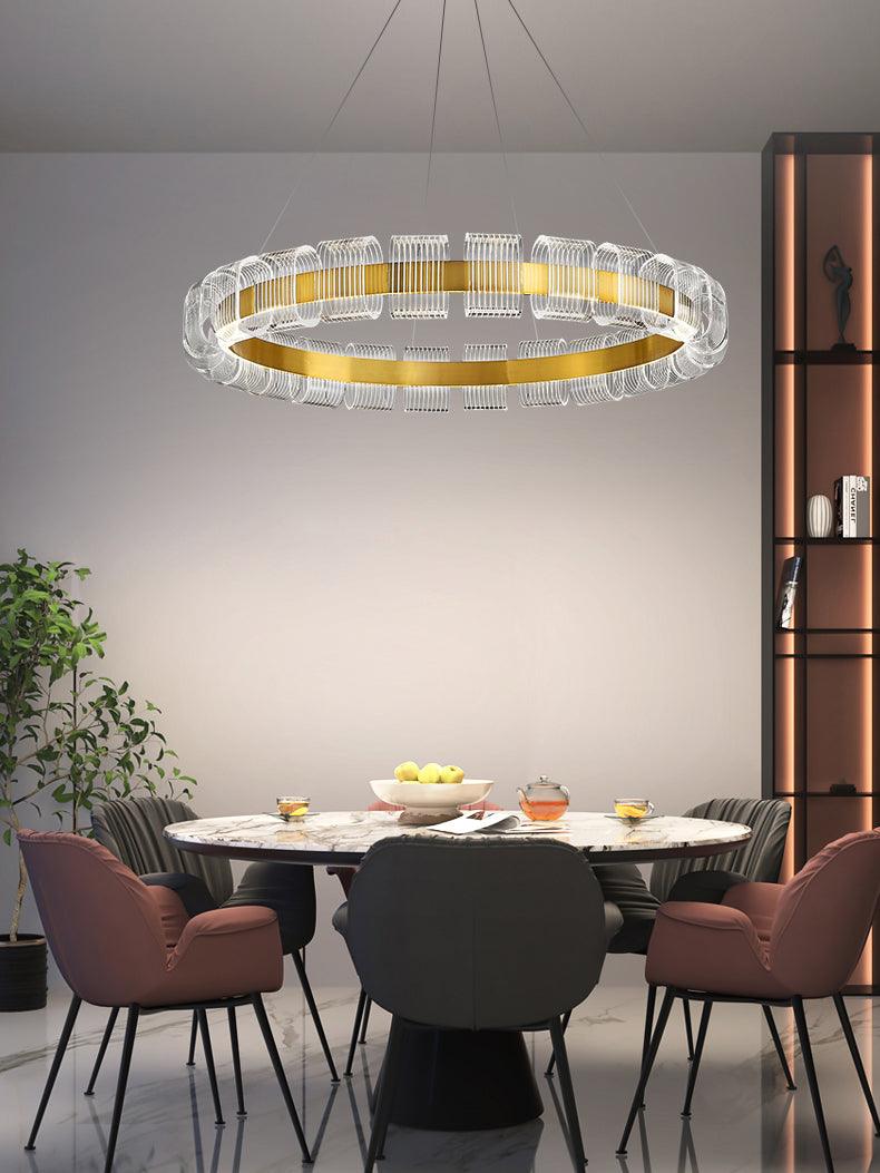 Abrahamson lampadario moderno minimalista di lusso a Forma di Anello