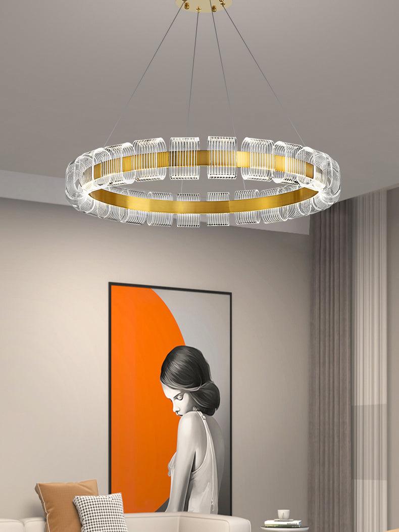 Abrahamson lampadario moderno minimalista di lusso a Forma di Anello
