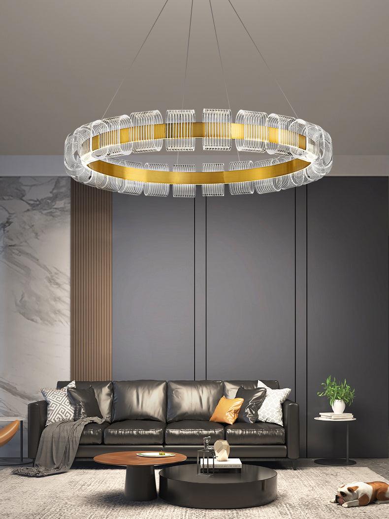 Abrahamson lampadario moderno minimalista di lusso a Forma di Anello