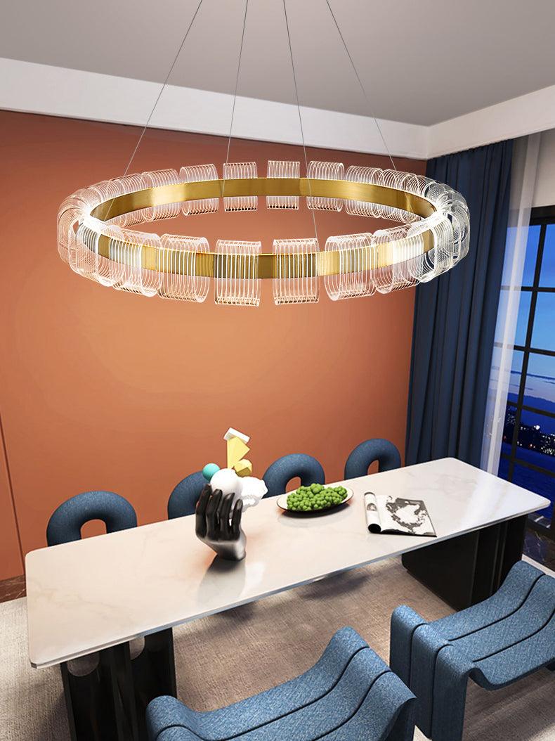Abrahamson lampadario moderno minimalista di lusso a Forma di Anello