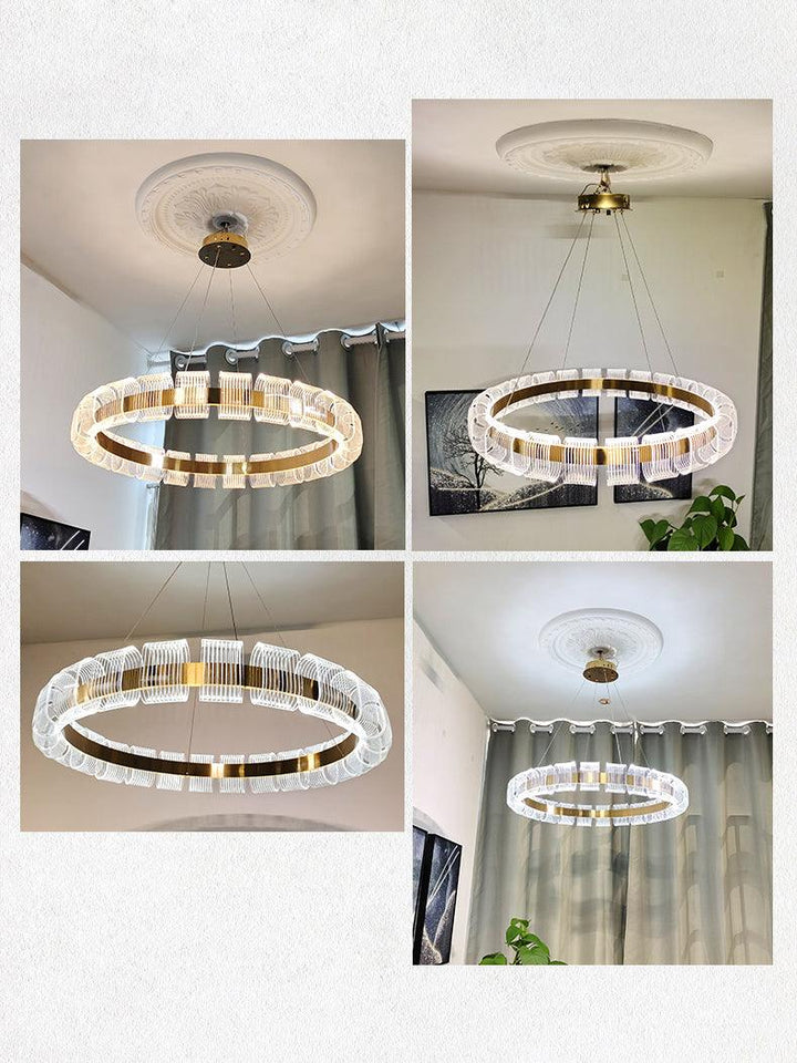 Abrahamson lampadario moderno minimalista di lusso a Forma di Anello