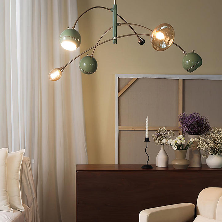 Soraian lampadario Verde Sci-Fi elegante