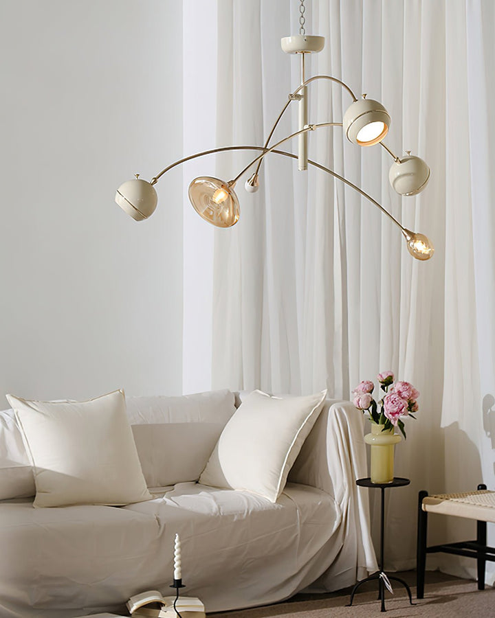 Soraian lampadario Verde Sci-Fi elegante