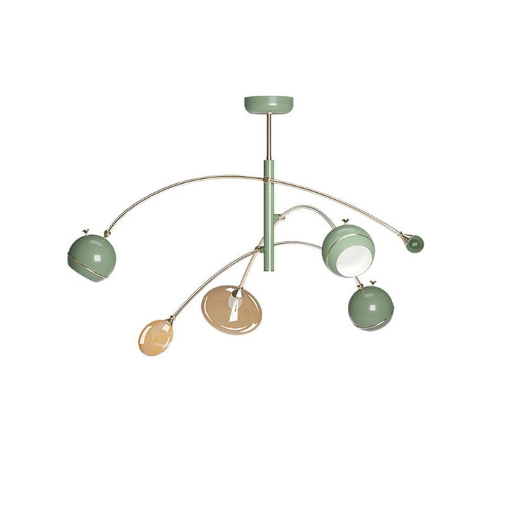 Soraian lampadario Verde Sci-Fi elegante