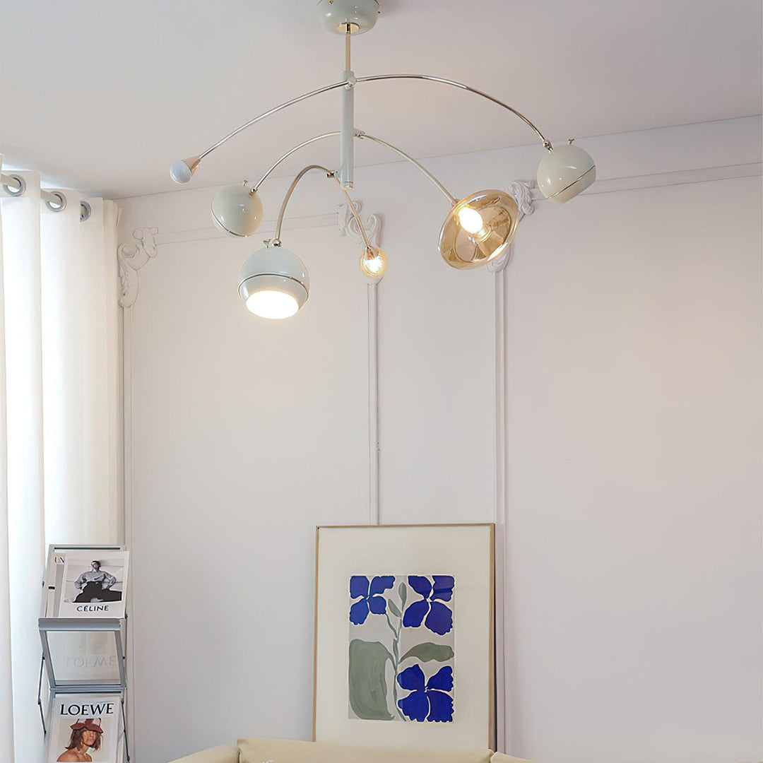 Soraian lampadario Verde Sci-Fi elegante