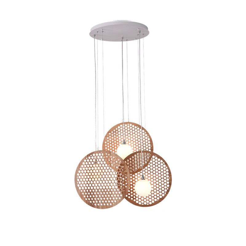 Elvenine lampadario in legno