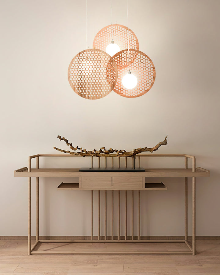 Elvenine lampadario in legno