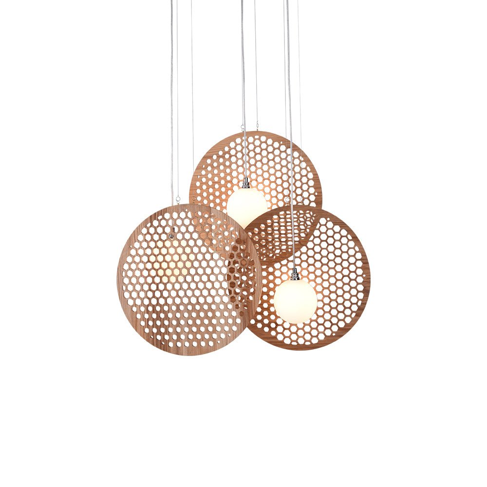 Elvenine lampadario in legno