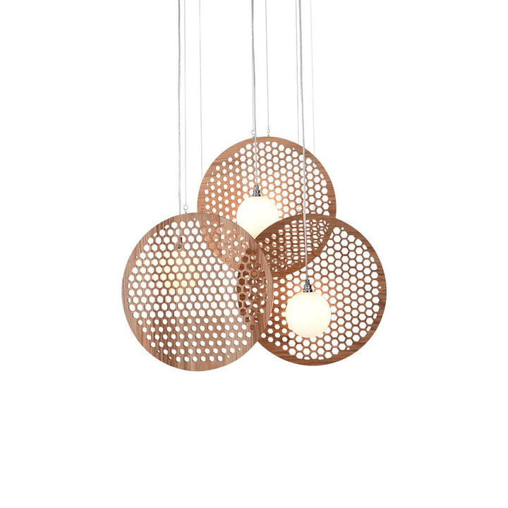 Elvenine lampadario in legno
