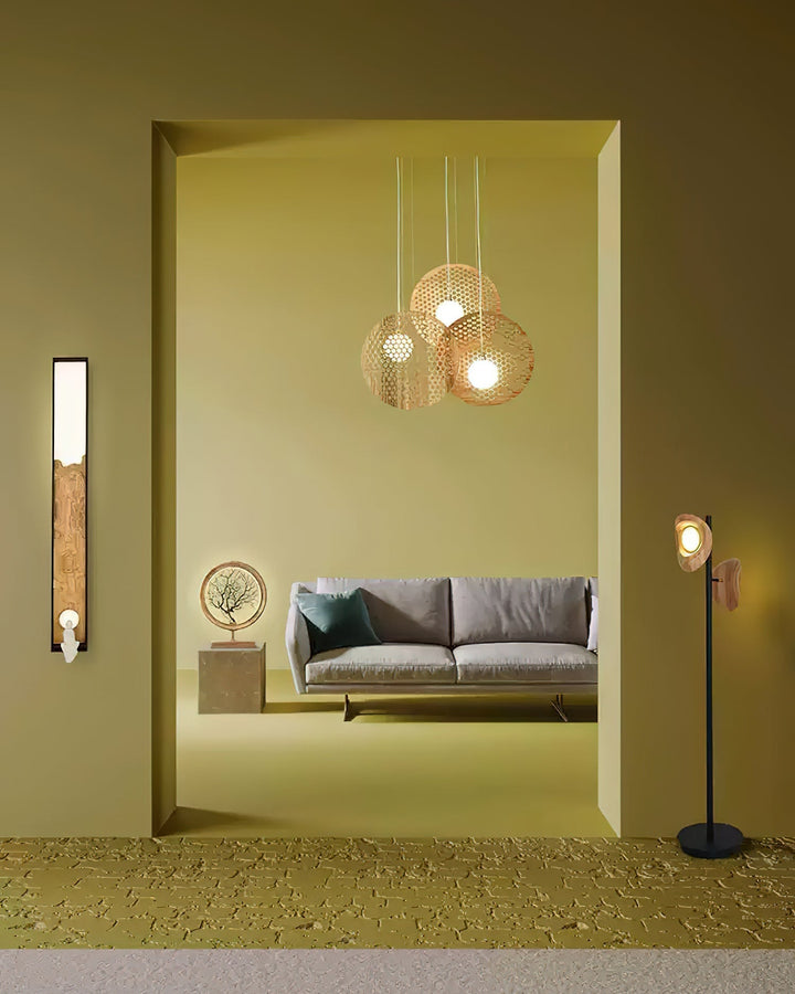 Elvenine lampadario in legno