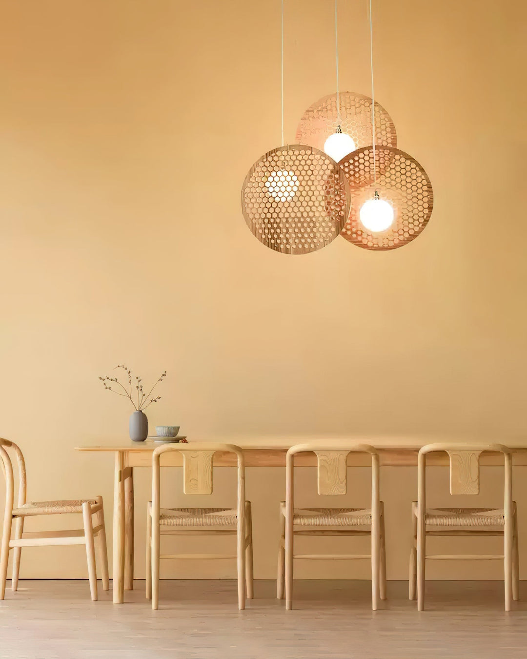 Elvenine lampadario in legno