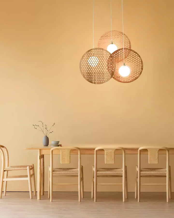Elvenine lampadario in legno