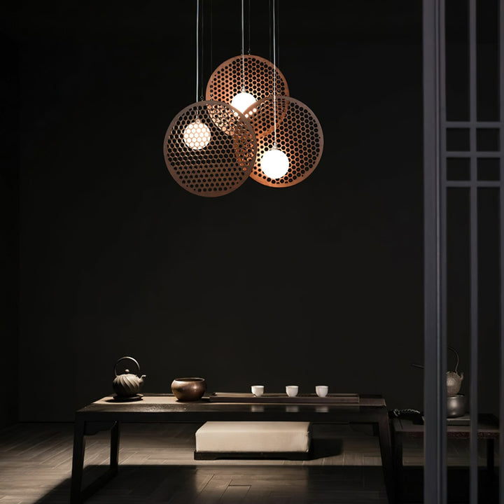 Elvenine lampadario in legno
