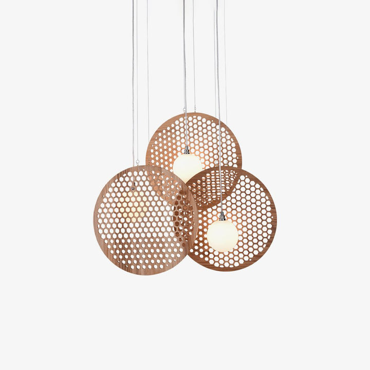 Elvenine lampadario in legno