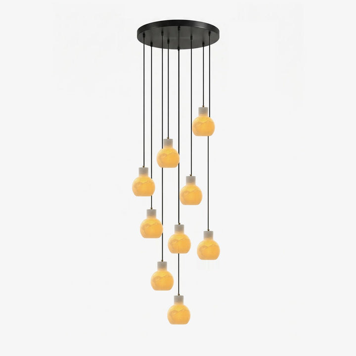Eirerira alabastro lampadario a grappolo
