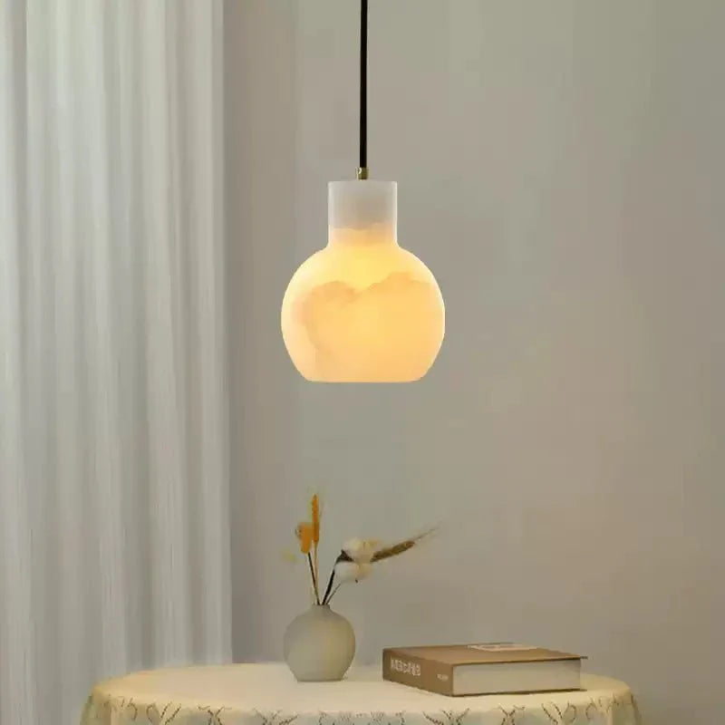 Eirerira alabastro lampadario a grappolo