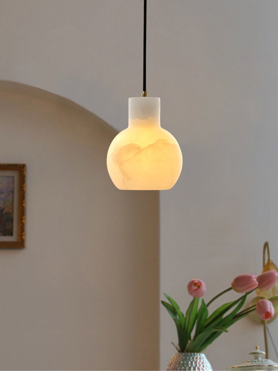 Eirerira alabastro lampadario a grappolo
